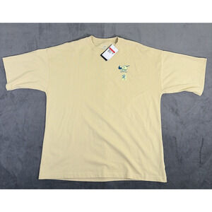 NWT Nike Beige Sole Food Back Design T-Shirt - Size Large FB9807-783 Bnfts Chrty